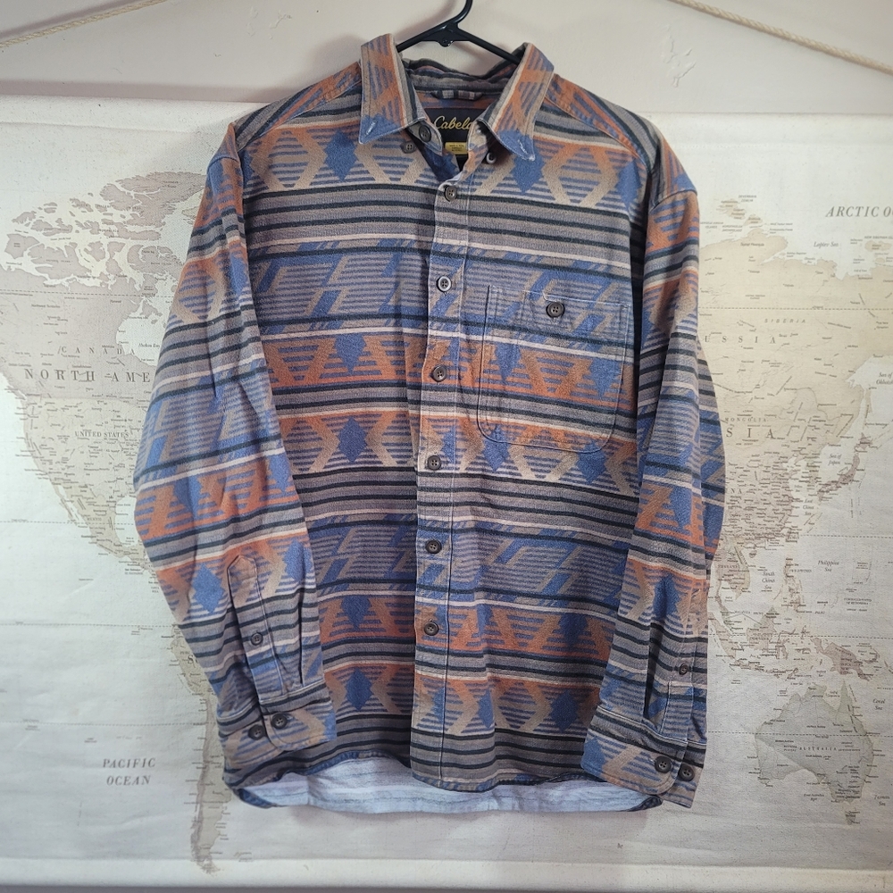 Cabela's western style thick cotton flannel Medium